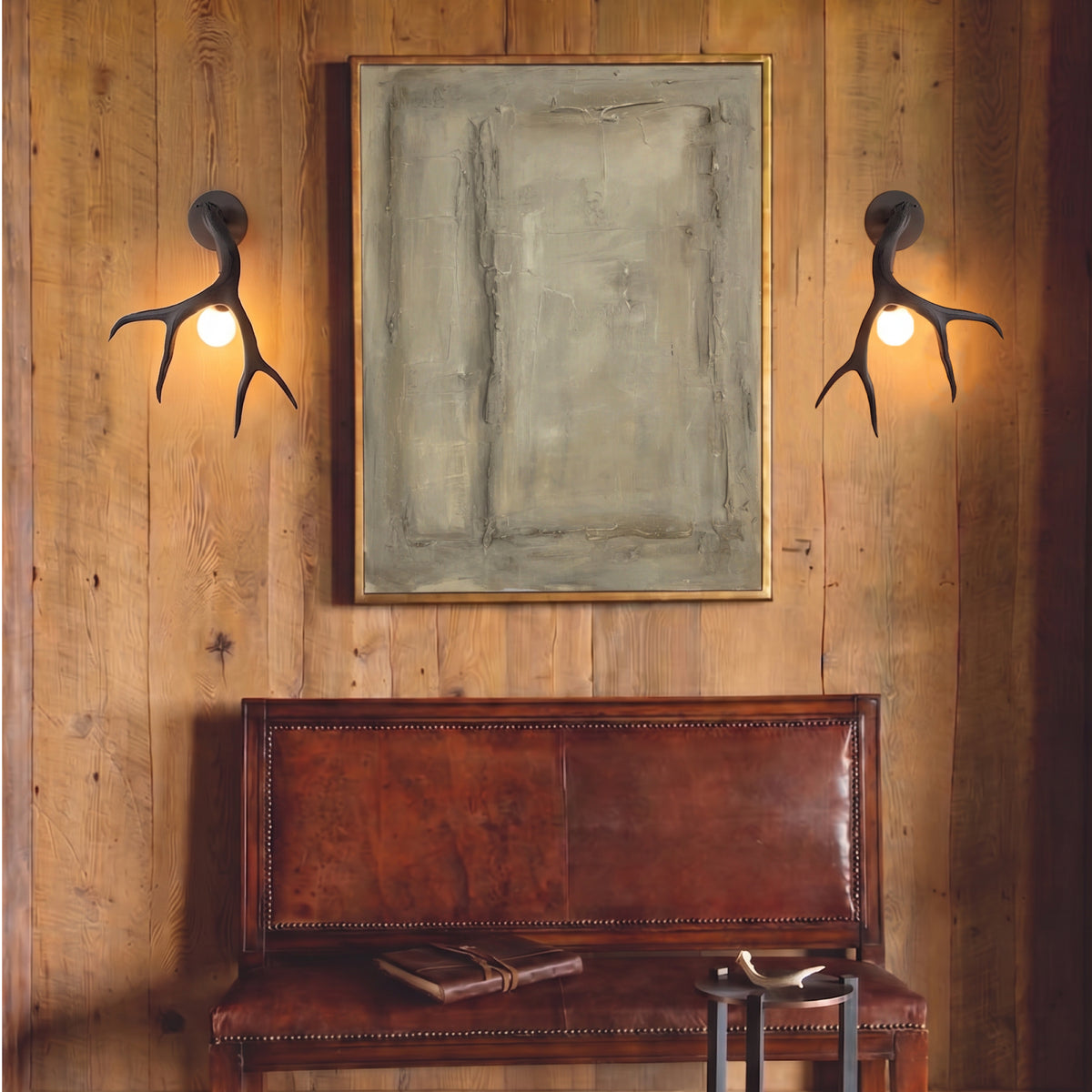 Antler Shed Sconce