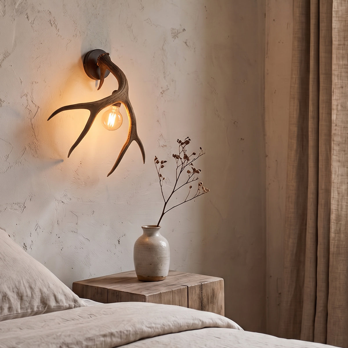 Antler Shed Sconce