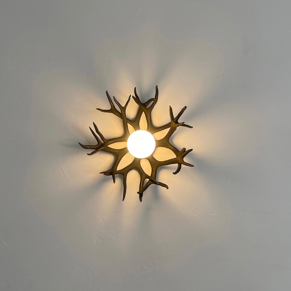 Antler Bowl Sconce