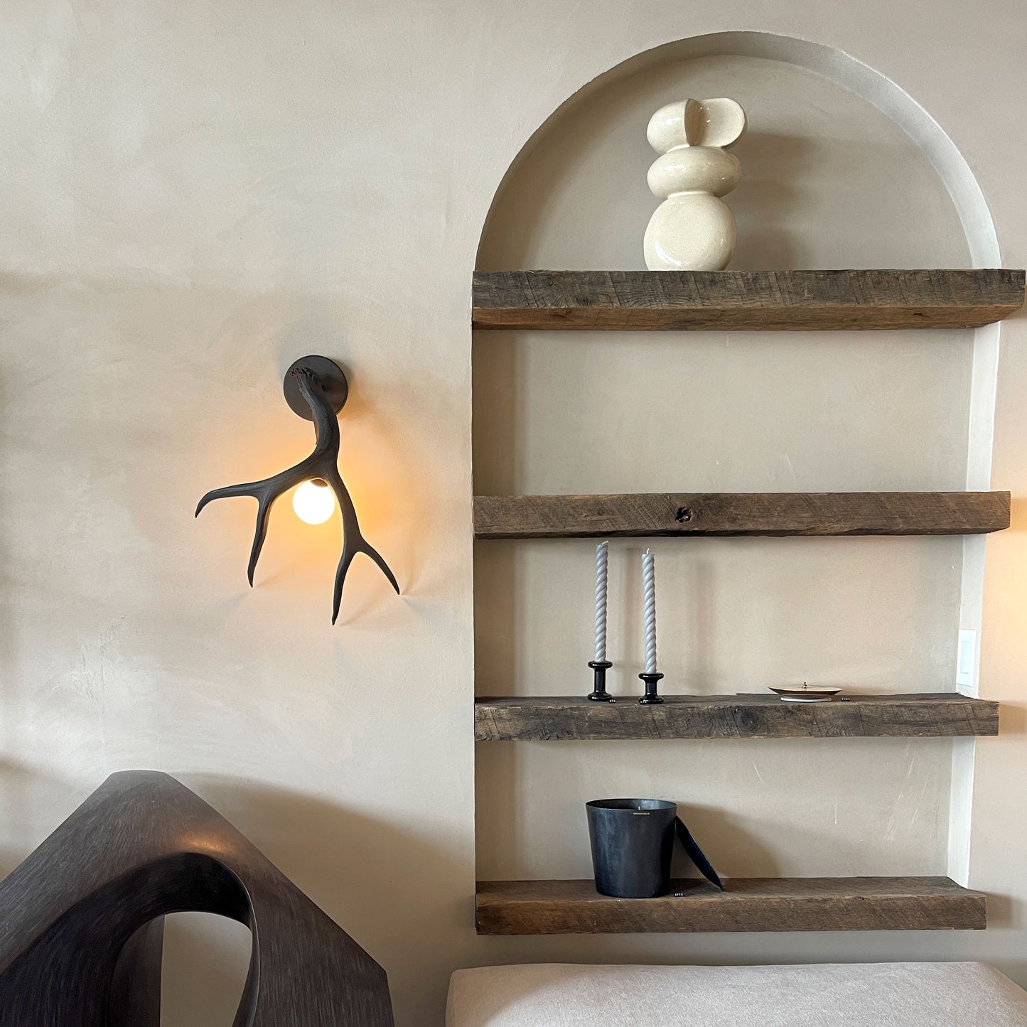 Antler Shed Sconce