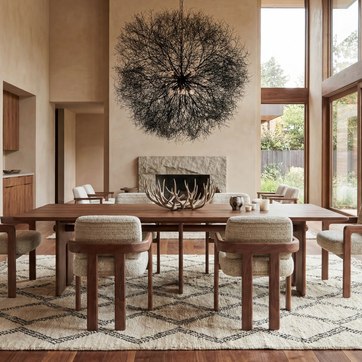 Tumbleweed Chandelier - Black