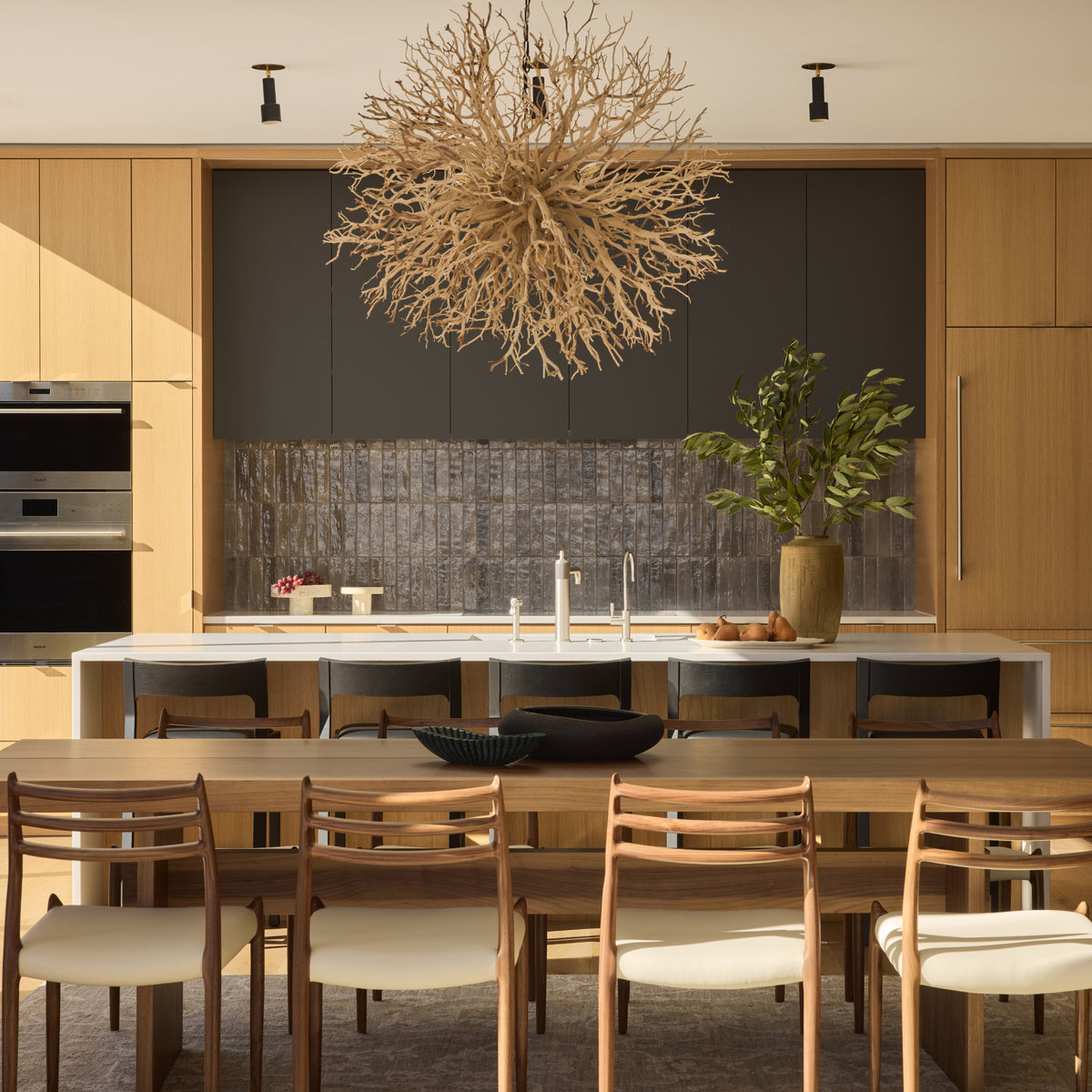 Branch Chandelier - 8 Bulbs