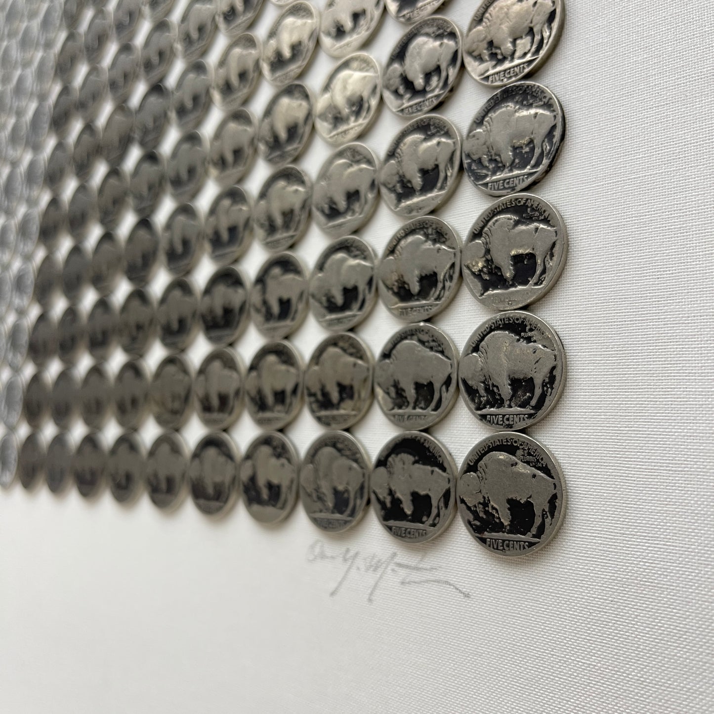 Buffalo Nickel Collage - Cross