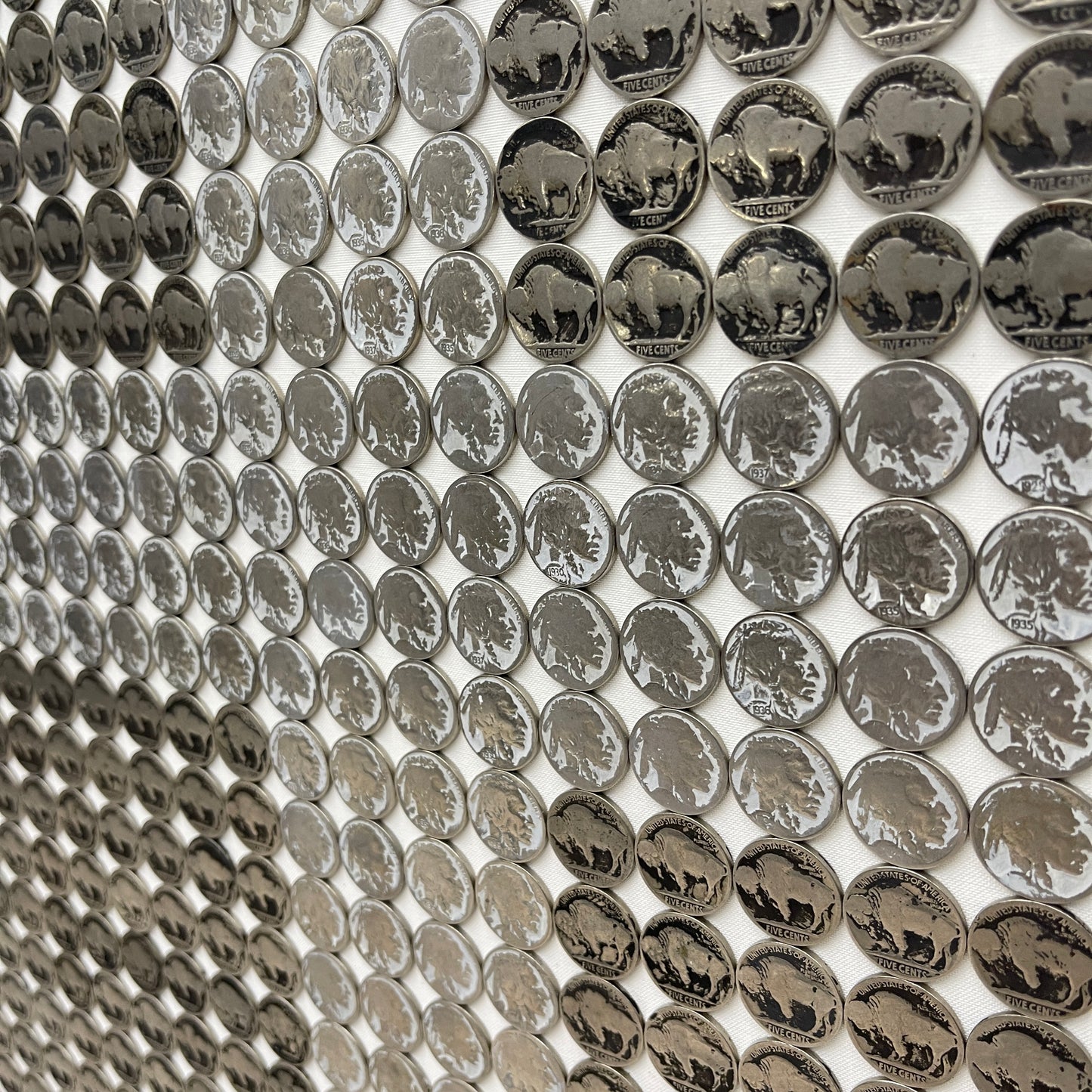 Buffalo Nickel Collage - Cross