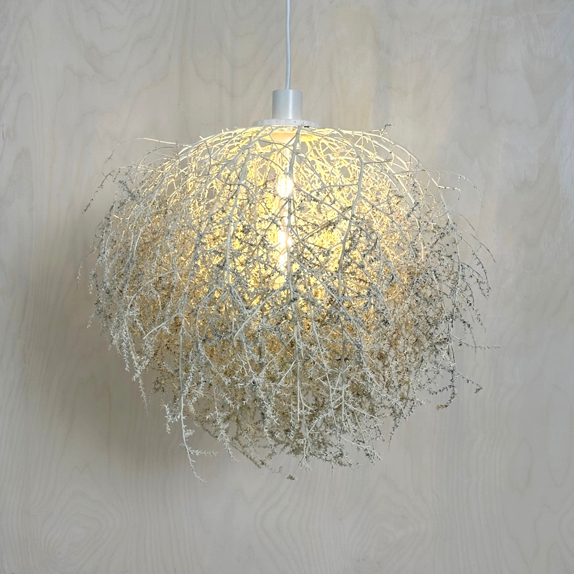 Texas Tumbleweed Pendant - White