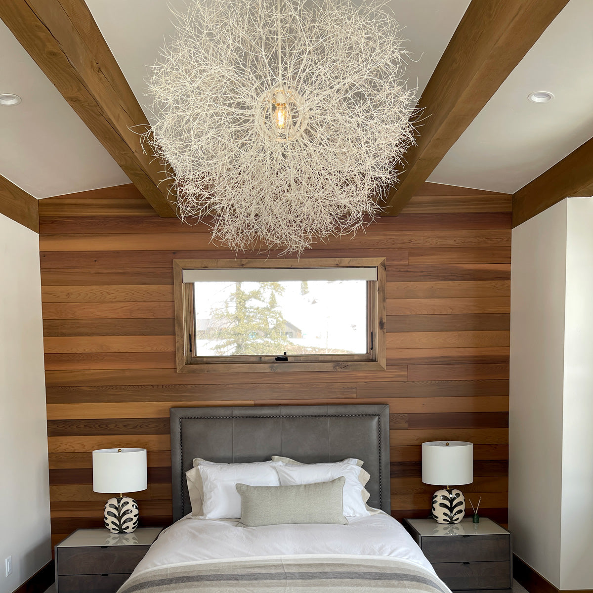 Tumbleweed Chandelier - White