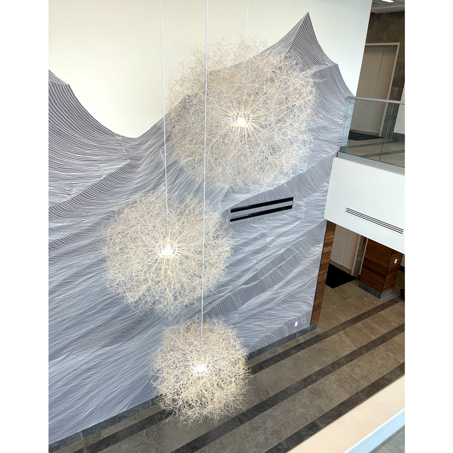 Tumbleweed Chandelier - White