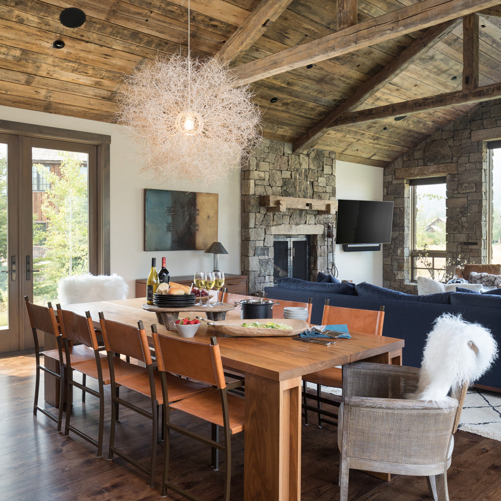 Tumbleweed Chandelier - White