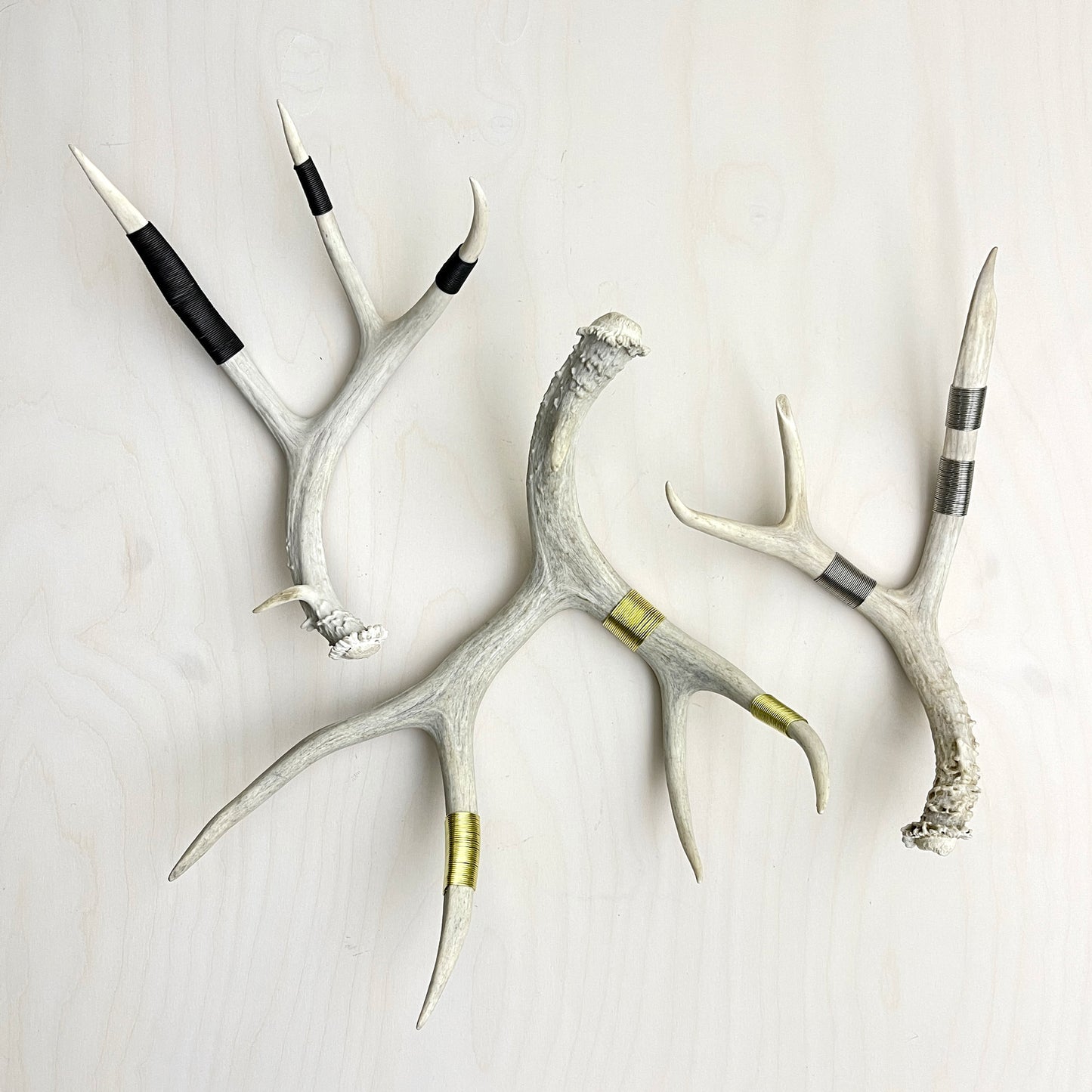 Deer Antler Stand - Wire Wrapped