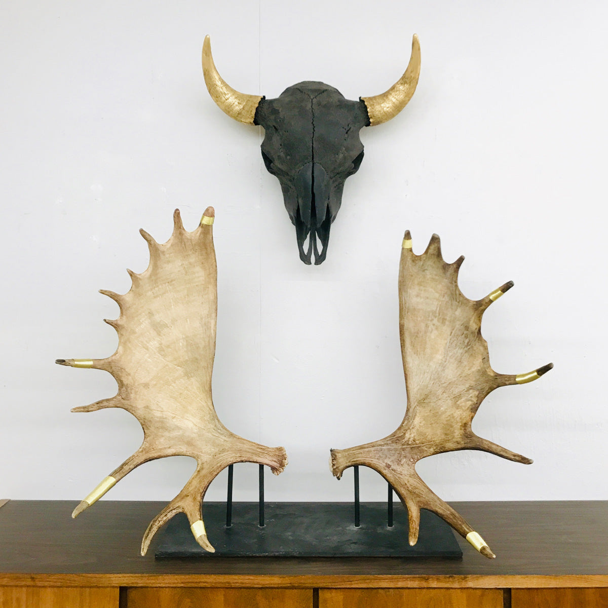 Moose Paddle Sculpture