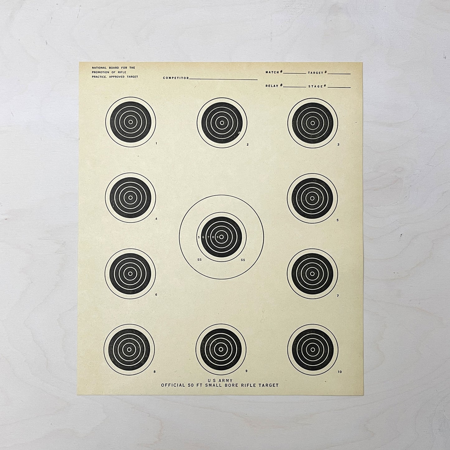 Vintage Army Target - Small