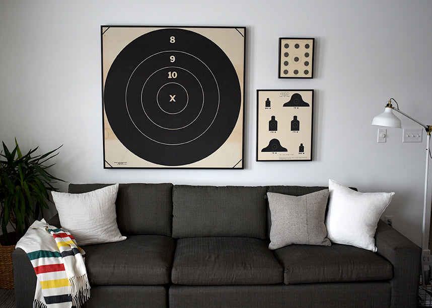 Vintage Army Target - Medium